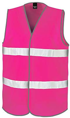Result Core - Gilet de sécurité Haute visibilité - Adulte Unisexe (L/XL) (Rose Fluo)