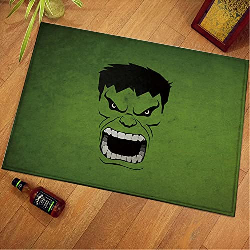 KIKCY Avengers Surprise Superheld Fußmatte Teppich Captain America Teppich Boden Schlafzimmer Fußmatte Anti-Rutsch-Matte Cartoon Geschenk (120 x 160 cm, 8)