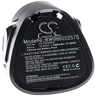 vhbw Batteria sostituisce Stihl 45154006500 per attrezzi da lavoro (2500mAh, 10,8V, Li-Ion)