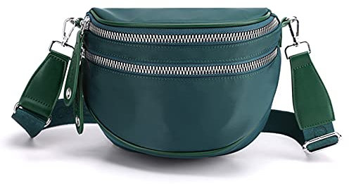 FANDARE Casual Schultertasche Backpack Sling Gürteltasche Brusttasche Jugendliche Leichte Umhängetasche Rucksack Sporttasche Herren Damen Reise Freizeit Outdoor Sports Nylon Wasserdicht Grün
