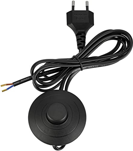 Euro-Stecker, Netzkabel 2m, Fußschalter