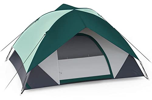 Zyerch Uni – Erwachsene Dome Campingzelte, Grün, 6 Person Tent