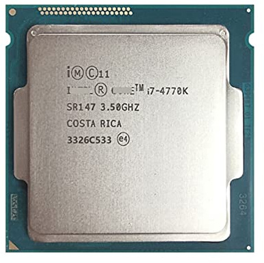 chunx CPU Compatible With Intel Core I7 4770K SR147 3.5GHz Quad-Core CPU Desktop LGA 1150 Processor CPUs