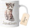 timalo® Tasse mit Namen bedrucken lassen | Lux Tiere Personalisierte Tasse mit Wunschname für Kinder Geschenktasse Jungen und Mädchen | mug-t2-33
