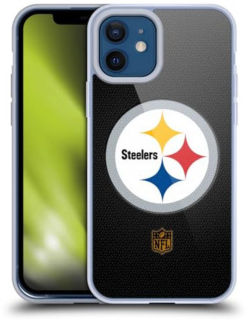 Head Case Designs Licenciado Oficialmente NFL Fútbol Logotipo de Pittsburgh Steelers Caso Funda de Gel Suave Compatible con Apple iPhone 12 / iPhone 12 Pro