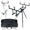 Premium Tripod Angel Dreibein Karpfen Rutenständer Rod Pod mit Buzzerbar