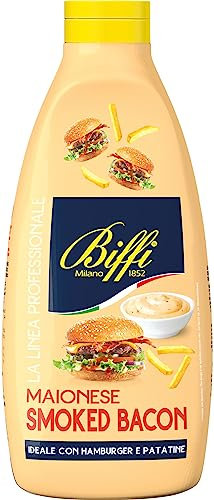 Biffi Maionese Smoked Bacon - al gusto di Pancetta affumicata - flacone da 800g