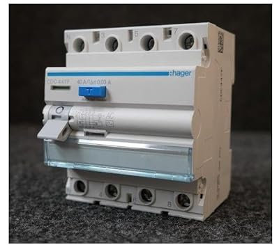 Hager - Interrupteur différentiel 40A 4P protection 30mA type AC 60Hz bornes vis