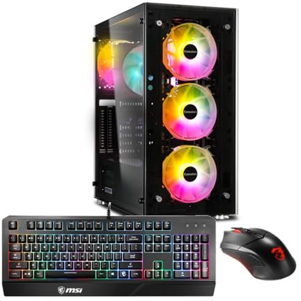 Memory PC Gamer i7-12700K 8X 5.0 GHz, 32 GB DDR4 RAM, 1 TB SSD, RTX 4060 8GB, Win 11 Pro + Maus und Tastatur Bundle, WLAN