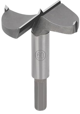 Drado Professional Forstnerbohrer 60 mm, Bohrer für Holz & Hartholz, Zubehör Bohrmaschine, Forstner bohrer Bit