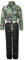 FunkyAlps - Jungle Skianzug - Unisex Dschungel Retro-Ski-Outfit - Wind- und wasserdicht - Perfekt für Après-Ski - Erhältlich in den Größen S bis XXL