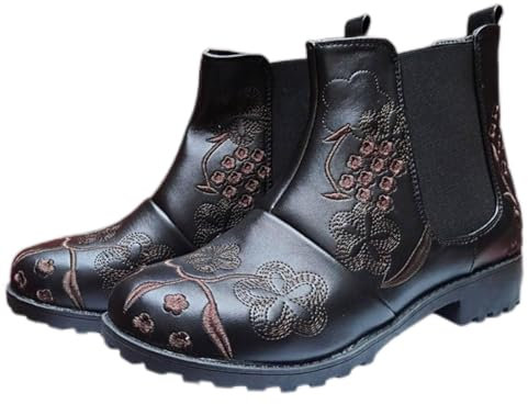 CXKOLD Stivali per Polpacci grossi Stivaletto Donna Stivaletti Donna Bassi Stivali Estivi Traforati Morbidi Invernali Blu Texani Estivi con Tacco Boots for