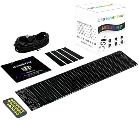 Pantalla LED flexible para coche, pantalla de publicidad con Bluetooth, pantalla inteligente para ventana, puerta, pantalla a todo color, pantalla LED flexible para parabrisas de coche, camión,