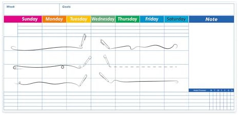 Whiteboard Calendar, Dry Erase Wall Organizer, Reusable Whiteboard Planner, Multi-functional Calendar Board, Monthly Schedule Planner, Versatile Dry Erase Calendar for Scheduling and Organization