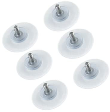 KITANDOVE Saugnäpfe Aus PVC Transparent 4 Mm Für Glasplatten Und Möbel Mit Schrauben Antikollisions Installieren