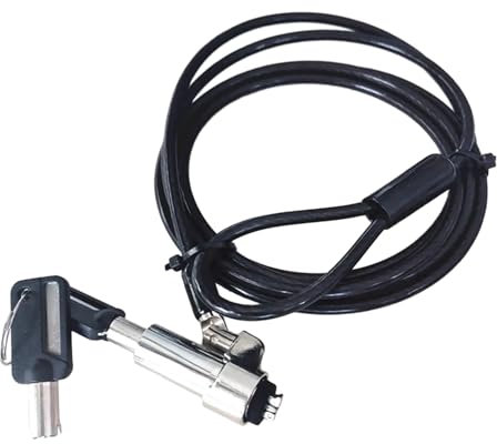 YHAILI Laptop Diebstahlsicherung Notebook/Laptop Kabelschloss Hardware Sicherheitskabelschloss Für Laptops Mit 6 X 2 5 Mm Loch Und Andere Geräte