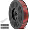 THUN-CT 22 AWG 0,32 mm² Rote-Schwarze Silikon Doppelleitung (Durchmesser: 1,7 mm x 3,4 mm), 15 Meter, Hohe Flexibilität, Geflechtsdrähte für LED-Streifen, 12V/24V DC, Elektro- und DIY-Projekte