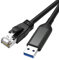 Adaptador USB 3.0 a RJ45 Ethernet USB a RJ45 compatible con adaptador de red Ethernet Gigabit Dongle Converter para PC