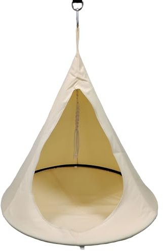 Camping Hammock Tent - Outdoor Hanging Chair, Portable Lightweight Design for Garden, Patio, Terrace & Decking, Large 100x110CM Space