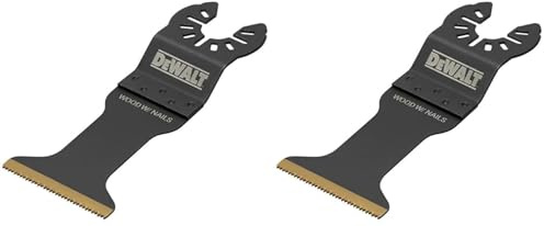 DEWALT DT20736-QZ Titanium Wood/Metal Multi-Tool Blade 55 X 44Mm (Pack of 2)