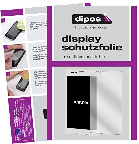 dipos I 6x Screen Protector compatible with BlindShell 2 Protection Films clear