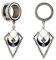 KUBOOZ Beliebter Dangle Anhänger Schmuck Opal Edelstahl Flare Ohr Stöpsel Tunnel Gauges 6 mm-20 mm, Edelstahl, Opal