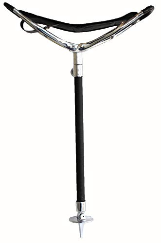 Spectator Golf SEAT Stick Adjustable Walking Cane Chair Outdoor Folding 98471BK