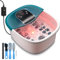 RENPHO Fussbad mit Massagefunktion, Fussbadewanne mit Massage mit GFCI-Stecker und Pediküre-Set, Fußsprudelbad mit Massage mit Temperaturregelung, Fußmassagegerät mit Wasser