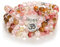 Yoga Symbole 8mm Mala Perles Bracelet 108 Spirituel Collier Méditation Accessoires Bijoux pour Femmes Hommes Cadeaux (Tourmaline Pastèque Rose (Pink Watermelon Tourmaline))