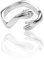 Umarmender Ring 925 Sterling Silber – Verstellbarer Hug Ring für Damen – Offener Ring – Emotionale Geschenkidee – Verstellbare Größe (Sterlingsilber)