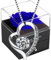 SWEETIME Rosa Stabilizzata Vera, Romantico Rosa Eterna,Blue Fiori Box, Fiori Blu per Natale,Ringraziamento, San Valentino,Moglie,Della Mamma,Regalo Anniversario per Lei