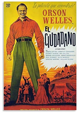 HAUHAU Citizen Kane Filmposter (13) Poster Gemälde Leinwand Wandkunst Wohnzimmer Poster Gemälde 20 x 30 cm