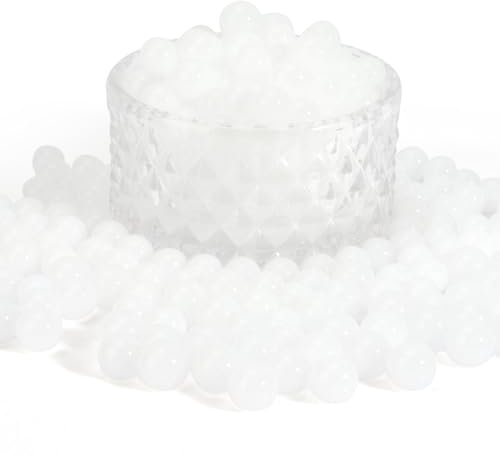 10000 Stück Wasserperlen Für Vasen,Water Beads,Wasser Perlen,Wasserperlen Für Pflanzen,Wasserkugeln,Gelkugeln Wasserperlen,Hochzeitsdekoration, Geburtstagsfeier Deco, Urlaubsdekoration,DIY(Weiß)