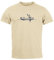 Neverless® Herren T-Shirt Bär Familie Kanu Outdoor Fashion Streetstyle Natur S