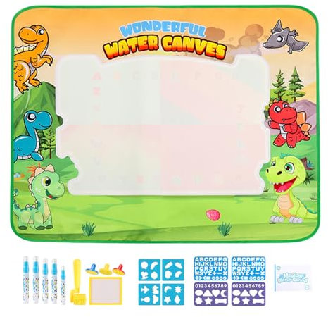 Water Painting Mat - Coloring Paint Learning Toys - Reusable Educational Learning Toys Bring Magic Pens for Halloween Coloring Paint Toys