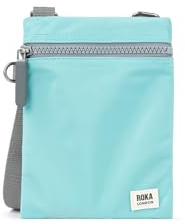 ROKA London Chelsea Sling Pocket Bag Nylon Extra Small Aquatic Awe