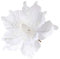 Flores de Pascua con purpurina de Navidad, adornos de árbol de Navidad para fiesta en casa (blanco)