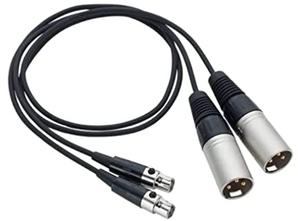 Zoom TXF-8 Adapterkabel TA3 zu XLR, schwarz | Zur Verbindung von Field Recordern mit Audiointerfaces, passend für u.a. F8, F8n, F8nPro