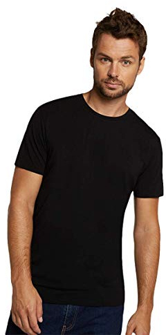 Bamboo Basics - Herren Bambus T-Shirt - Ruben - Rundhalsausschnitt - 2er-Pack - Extra weich und Atmungsaktiv - S-XXL