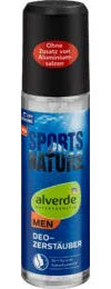 alverde NATURKOSMETIK Sports Nature Deo Zerstäuber, 1 x 75 ml