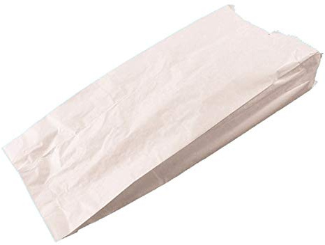 1000 Papier Faltenbeutel Bäckerfaltenbeutel Brötchentüten weiß unbedruckt 35-40g Recycling Mix verschiedene Größen zur Auswahl (16+6x36cm)