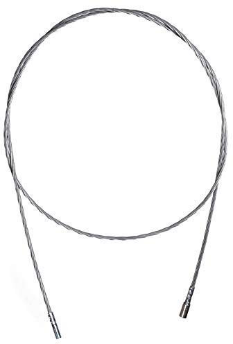 Schubstange - Zugstange für Schornsteinbürste Ofenrohrbürste Kaminbürste Heizkesselbürste aus Flexdraht / Stahldraht: 2m - Kaminkehrerqualität