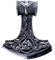 Kiss of Leather Thorshammer Anhänger aus 925 Sterling Silber Nr. 382