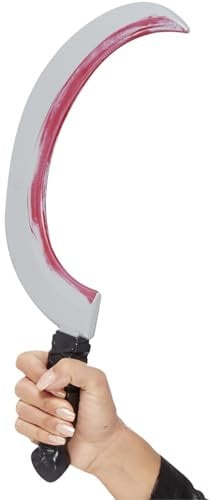 Smiffys Spada a falce, con macchia di sangue, 43cm/ 17in