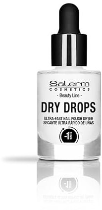SALERM - Schnelles Trocknen der Nägel, Dry Drops, 10 ml, trocknet in 1 Minute, beschleunigt den Trocknungsprozess des Nagellacks - pflegt den Nagel - nährt die Nagelhaut