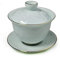 Gaiwan Sancai chinois 170,1 gram Tureen Plateau Tasse Bol Soucoupe Couvercle Fil doré délicat Motif floral