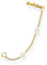 Thomas Sabo Einzel Ohrklemme weiße Steine gold vergoldetes Silber EC0021-414-14