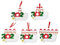 CWM Weihnachtsdekorationen,personalisierte Weihnachtsschmuck Kit,Quarantäne Überlebende Familie DIY Name Gruß Dekoration Schneemann Anhänger mit Maske Für Weihnachtsbaum Deko, Familienfeier
