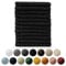 Blumtal Premium Frottier Gästehandtücher Set 12 teilig 100% Baumwolle - Oeko-TEX zertifiziertes Gästehandtuch 12x (30x30 cm) - Ultra saugstarkes Gästetücher Set waschbar °60 - Handtücher Schwarz