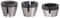 Mesee 3 Stück Spannzangen Adapter, Spannzange für Geradschleifer, Fräser Chuck Collet Adapter, Fräsmaschinenteile, Router Spannzange für Geradschleifer Schneiden Graviermaschine - 6mm 6.35mm 8mm